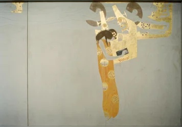 Beethovenfries – Die schwebenden Genien: Poesie